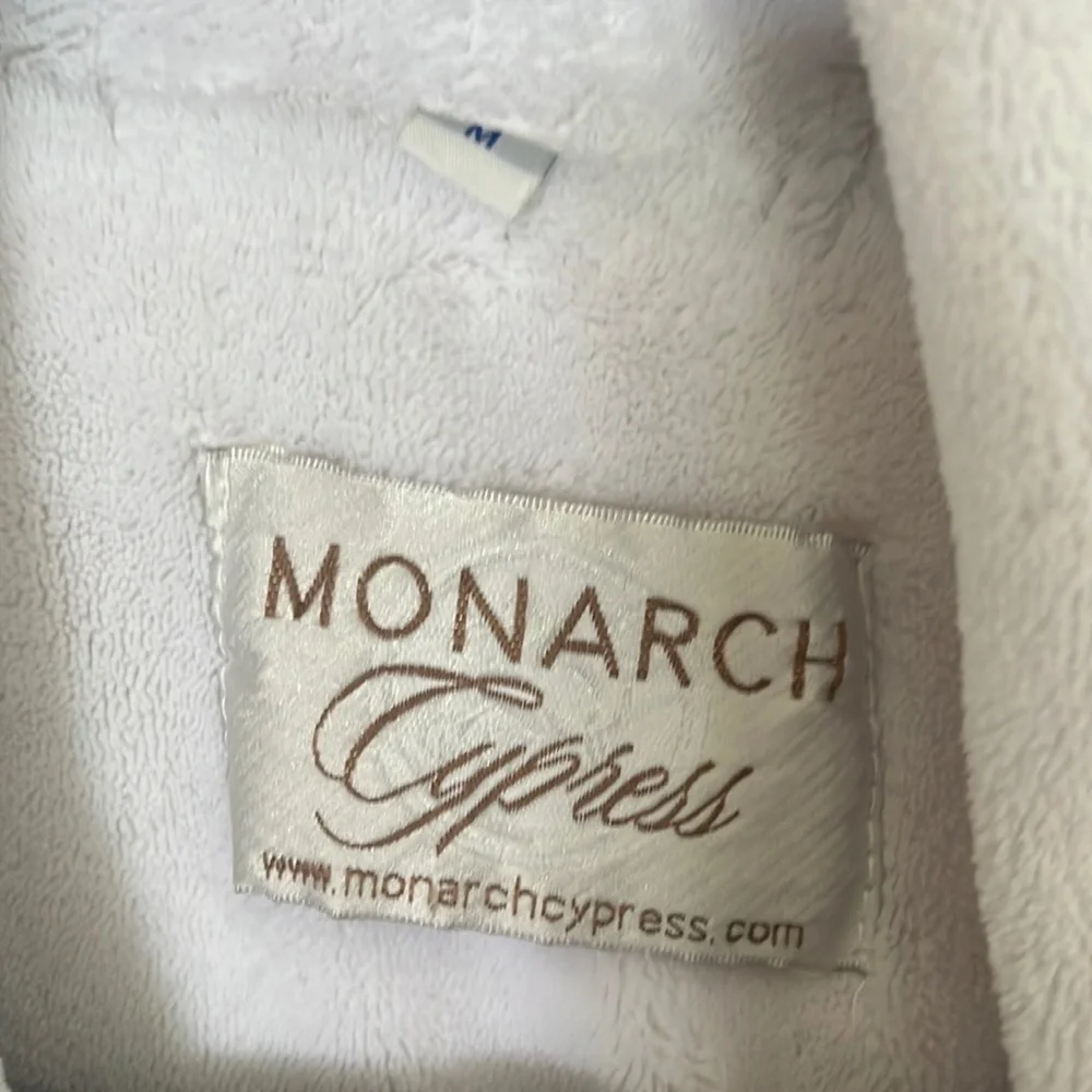 Classic Long Shawl Collar Robe - Peach color Sz M - Picture 15 of 16